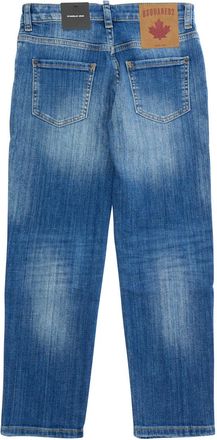 Dsquared2 Boys Jeans Stanislav Blue Denim Cotton