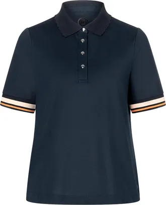 Bogner Womens Kean Polo In Navy/orange