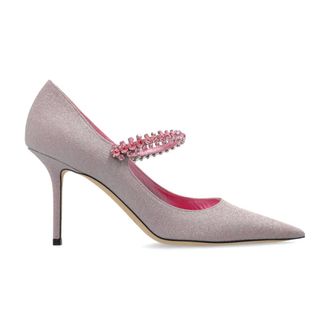 Jimmy Choo London Schoenen, Dames, Roze, 38 EU, Leer, Bing Pumps