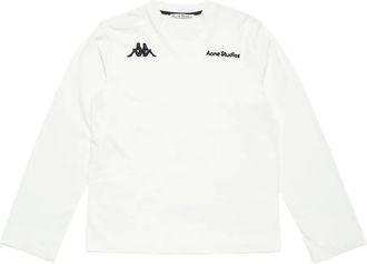 Acne Studios x Kappa T-shirt con logo - Bianco