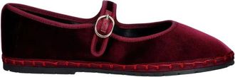 Nokwol Mel Ballerina - Dames - Ballerinas - Rood - 36 EU - Wol - Schoenen