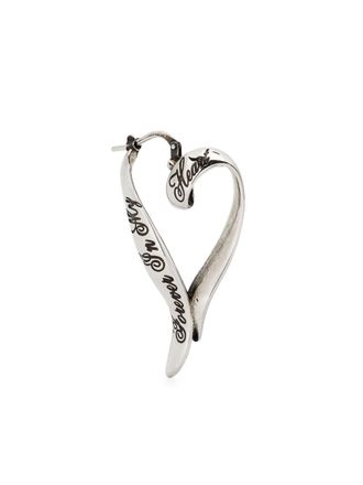 Acne Studios Silver Crystal Hoop Earrings from $470.00 - on