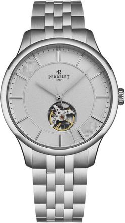 Perrelet First Class Silver-tone Dial Mens Watch A1087/B