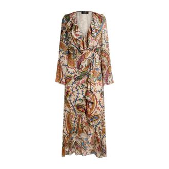 Etro Etro, Maxi Dresses, female, Multicolor, Size: L Wrha0557 Maxi Dress