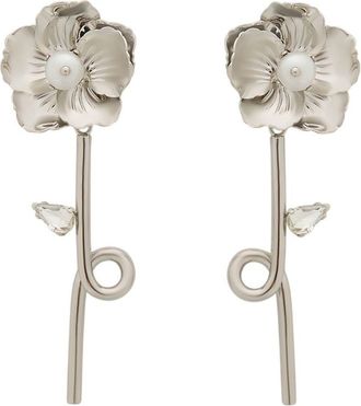 Simone Rocha Blooming Poppy Drip Earrings