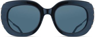 Matsuda M2069 DNC Mens Sunglasses Blue Size 49