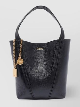 Chlo&eacute; chlo&eacute; spin leather shoulder bag