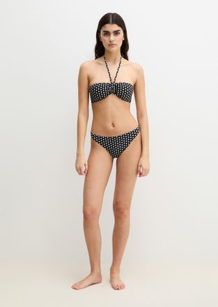 Marc O'Polo Bikini-Hose MARC OPOLO Palm Geo Print, Damen, Gr. XL (46), N-Gr, schwarz geo print, Obermaterial: 84% Polyamid, 16% Elasthan, Badehosen Bikini-Hose