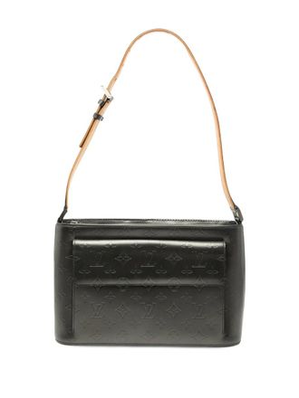 Louis Vuitton 2002 Monogram Mat Alston shoulder bag - women - Calf Leather - One Size - Grey