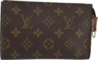 Louis Vuitton Pre-owned Clutches, female, Brown, Size: ONE SIZE Pre-owned Canvas Clutch