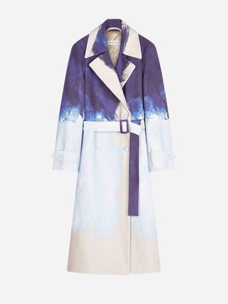 Dries Van Noten Mac Printed Coat