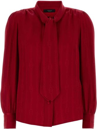 Gucci Red Regular Solid Shirt