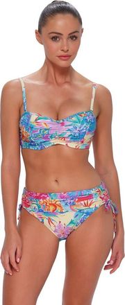 Sunsets Loretta Bandeau Bikini Swimsuit Top - D Cup in Aloha Vista at Nordstrom, Size 34