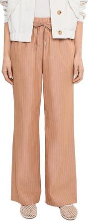 Varley 30 Rowan Straight Leg Pants Womens Clothing Camel Stripe : XXS 30, Cotton