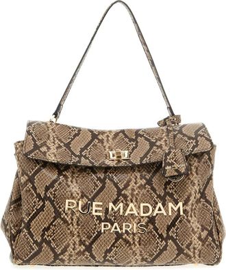 Rue Madam Les Jours XL Exotique - Dames - Schoudertassen - Beige - ONE Size - Leer - Tassen