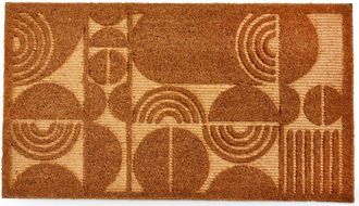 Tag Knoll Embossed Non-Slip Coir Doormat Multi 30 x 17 x 1 in in Brown at Nordstrom, Size Medium
