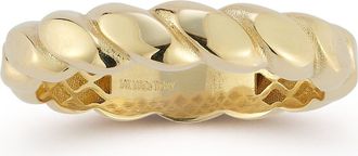 Ember Fine Jewelry Twist Band Ring in Gold at Nordstrom Rack, Size 6