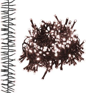 vidaXL Vidaxl - Tira de luces de racimo con 2000 LEDs pvc blanco cálido 17 m