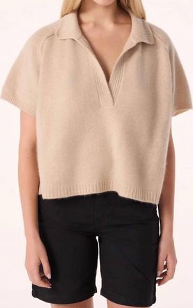 Kujten Aenor Sweater In Beige Organic