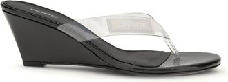 Coperni Sandali Infradito con Zeppa - - Shoes - Donna - Grigio - 38 EU