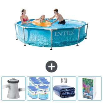 Intex Piscina Con Estructura Redonda - 305x76 Cm - 7-piezas Scb102