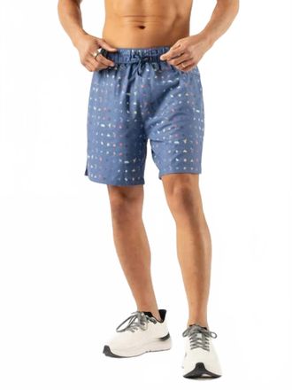 Rabbit Surfs Up Running Shorts In Bijou Blue
