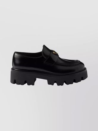Prada modern loafers with chunky sole design