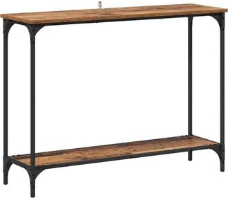 vidaXL Mesa Consola Con Estante Madera Vieja 101 X 30.5 X 75 Cm Vidaxl