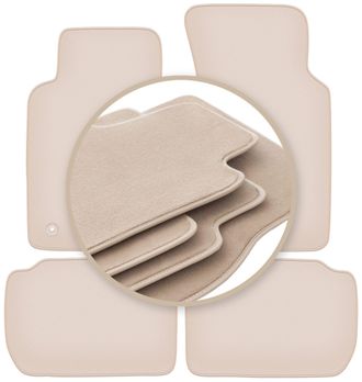 OEM Alfombrillas Beige Premium Para Ford Sierra Familiar, Sed&aacute;n, Liftback 1982-1993