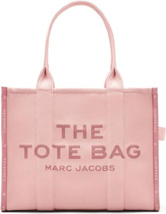 Marc Jacobs Light Pink The Large Jacquard tote