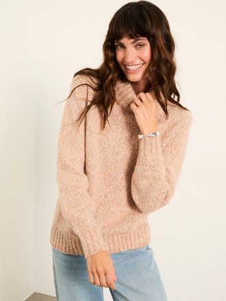 Fat Face FatFace Fliss Natural Knitted Jumper
