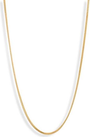 Nordstrom Curb Link Chain Necklace in Gold at Nordstrom