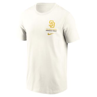 Nike San Diego Padres 2-Hit Nike Mens MLB T-Shirt in Brown | N19911KPYP-1DJ