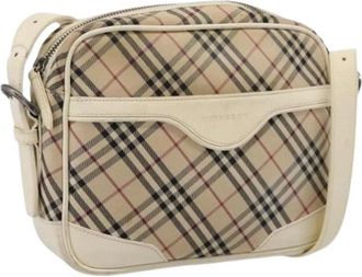 Burberry Borsa a spalla Pre-owned in tela - - Pre-owned - Donna - Beige - ONE SIZE