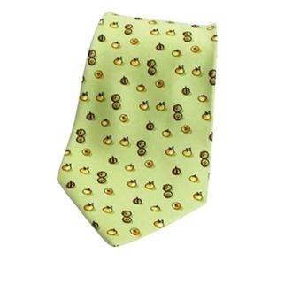 Ferragamo Cravatta in seta Pre-owned - - Pre-owned - Uomo - Verde - ONE SIZE