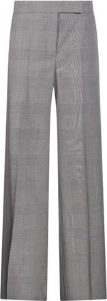 Max Mara Broeken, Dames, Grijs, M, Netto Pant