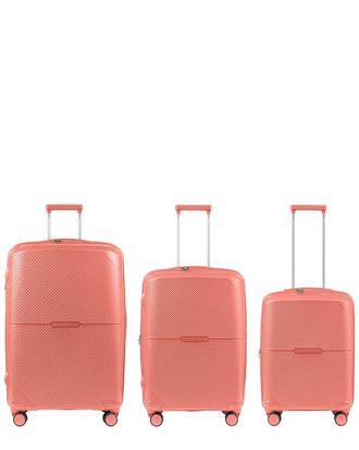 Champs Luggage Aura Expandable 3Pc Trolley Set