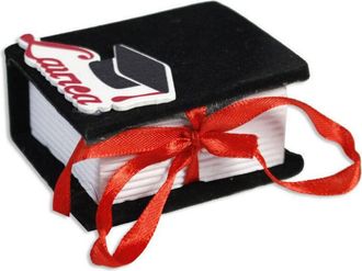 Trade Shop Trade Shop - Set Bomboniera Festa Di Laurea Porta Confetti Con Vassoio A Libro Nero Velluto