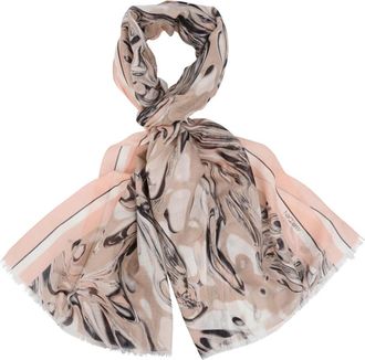 Marc Cain Elongated Scarf - Heren - Sjaals - Veelkleurig - ONE Size - Katoen - Accessoires