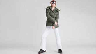 Maier Sports Skihose MAIER SPORTS Allissia slim, Damen, Gr. 34, Normalgr&ouml;ssen, weiss (wei&szlig;), 90% Polyester, 10% Elasthan, Hosen Skihose, Damen Schneehose, wind- un