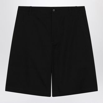 Jacquemus Schwarze Camargue-Baumwoll-Canvas-Shorts von Jacquemus
