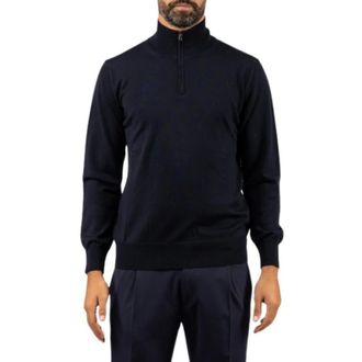 Brooksfield Jersey de cuello alto - Knitwear - Hombre - Azul - 2XL