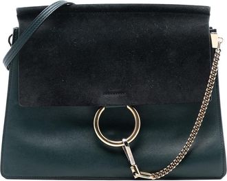 Chlo&eacute; Pre-owned Chloe Medium Calfskin and Suede Faye Crossbody Ladies RD2YTOYMXS8LXIIA