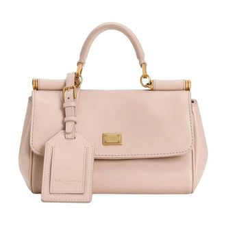 Dolce & Gabbana My Sicily Handbag - Dames - Handtassen - Roze - ONE Size - Katoen - Tassen