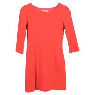 Sandro Sandro Stretch Minijurk in Oranje Acryl