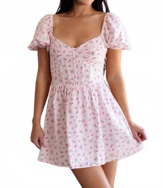 Le Lis Blanc Deux Danica Mini Dress In Pink