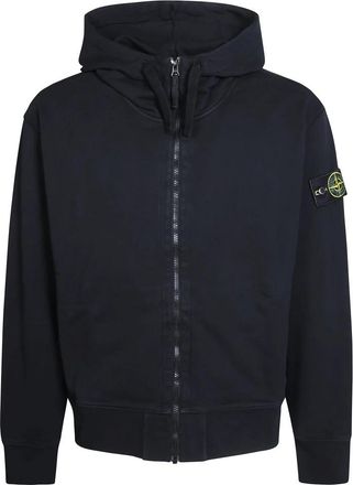 Stone Island Zip-throughs - Heren - Vesten met rits - Zwart - L - Hoodies & sweatvesten