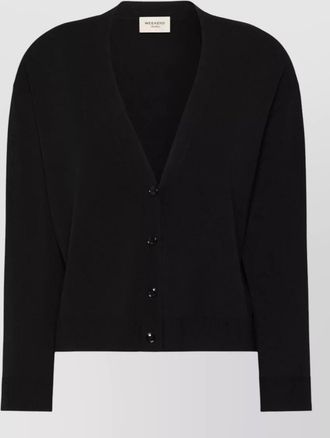 Max Mara ribbed v-neck relaxed-fit cardigan
