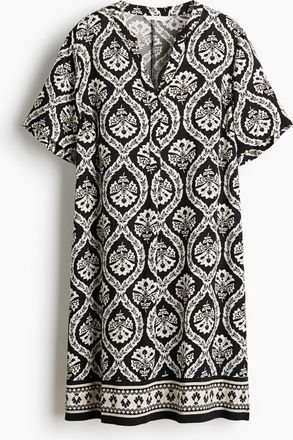 H&M Tunikakleid aus Viskose - Schwarz