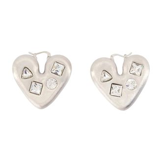 Jacquemus Les Boucles Coeur - Dames - Oorbellen - Grijs - ONE Size - Accessoires
